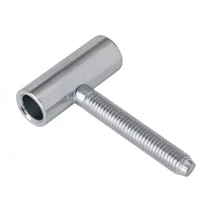 Ajtópánt 50/10 felső rész M8 magasság 40 mm fehér horganyzott