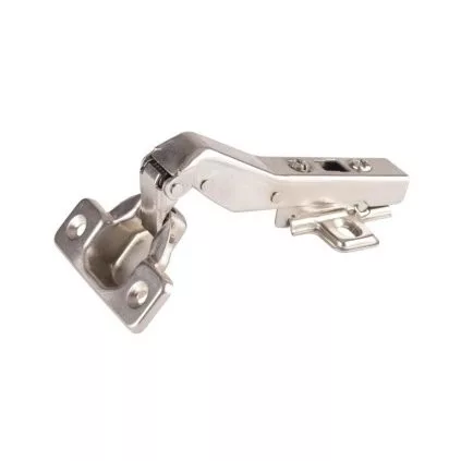 Csésze alakú zsanér 35 mm átmérőjű 45°-os rögzítőelemes beépített csillapítással