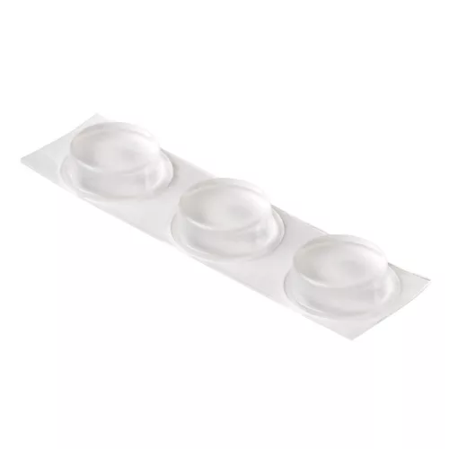 Lengéscsillapító átmérő 20x62 mm öntapadós átlátszó 3 db.