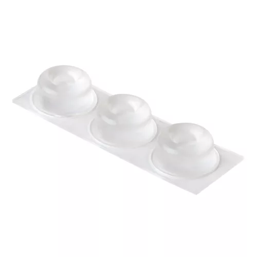 Lengéscsillapító átmérő 223x101 mm öntapadós átlátszó 3 db.