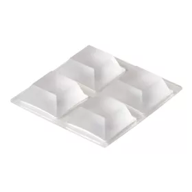   Lengéscsillapító 125x125x55mm öntapadós átlátszó 4 db.