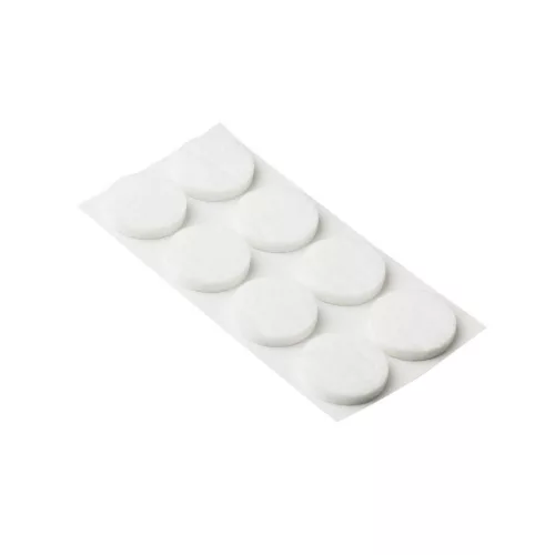 Filc alátétek 20 mm öntapadós fehér 8 db