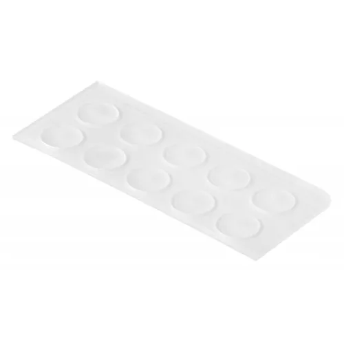 Lengéscsillapító átmérő 8x16 mm öntapadós átlátszó 10 db.