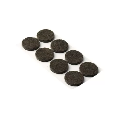 Filc alátétek 20 mm öntapadós barna 32 db