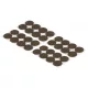 Filc alátétek 30 mm öntapadós barna 32 db