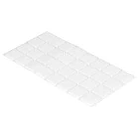 Filc alátétek 20×20 mm öntapadós fehér 32 db