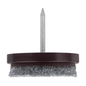 Filc csúszótalp szeggel 28 mm barna 8 db