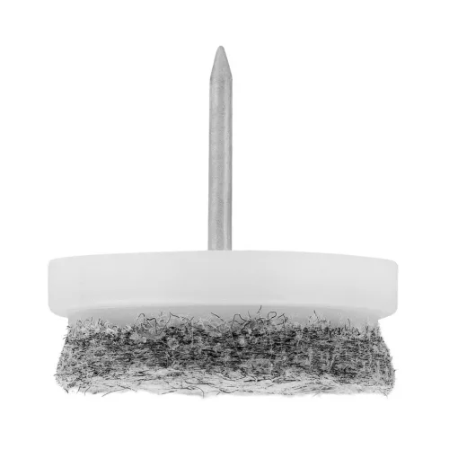 Filc csúszótalp szeggel 28 mm fehér 8 db