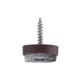 Filc csúszótalp csavarral 20 mm barna 8 db