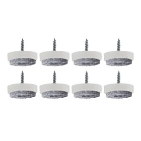 Filc csúszótalp csavarral 28 mm fehér 8 db