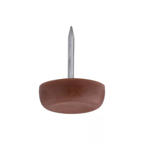 Műanyag csúszótalp tüskével 20 mm barna 8 db