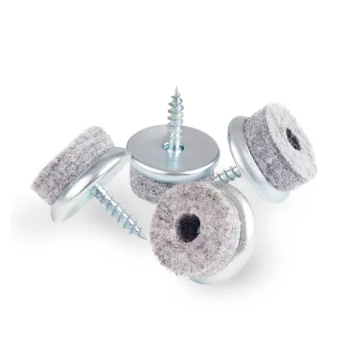 Filc csúszótalp csavarral 20 mm szürke 4 db