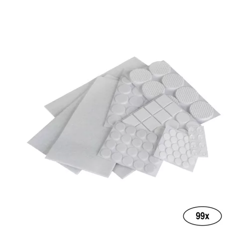 Filc + EVA alátét és ajtóütköző készlet fehér 99 db