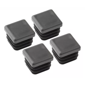 Dugó 20x20 mm műanyag fekete 4 db.