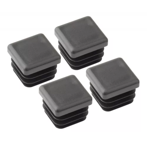 Dugó 25x25 mm műanyag fekete 4 db.