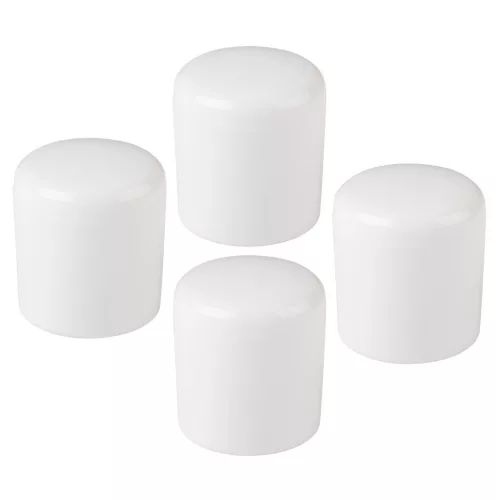 Kupak 18 mm átmérőjű műanyag fehér 4 db.