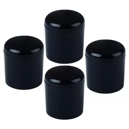 Kupak átmérő 16 mm műanyag fekete 4 db.