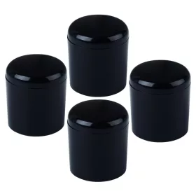 Kupak átmérő 18 mm műanyag fekete 4 db.