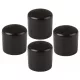 Kupak átmérő 20 mm műanyag fekete 4 db.