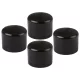 Kupak átmérő 30 mm műanyag fekete 4 db.