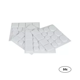 Filc alátét készlet fehér 64 db