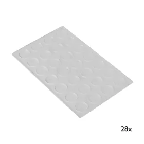 Ajtócsillapító 14 mm átmérőjű átlátszó 28 db.