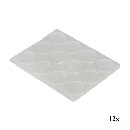 Ajtócsillapító 18 mm átmérőjű átlátszó 12 db.