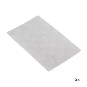 Ajtócsillapító 22 mm átmérőjű átlátszó 15 db.