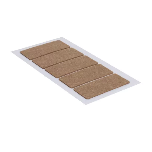 Filc alátétek 40×90 mm öntapadós barna 5 db
