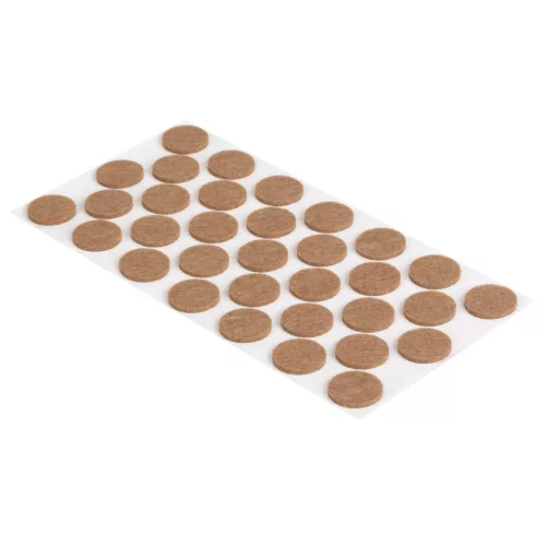 Filc alátétek 24 mm öntapadós világosbarna 33 db