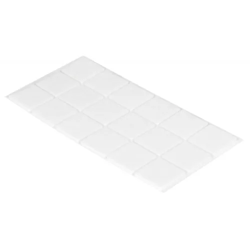 Filc alátétek 35×35 mm öntapadós fehér 18 db