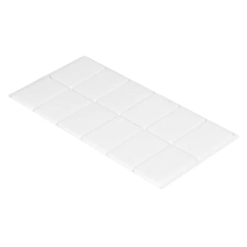 Filc alátétek 35×55 mm öntapadós fehér 12 db