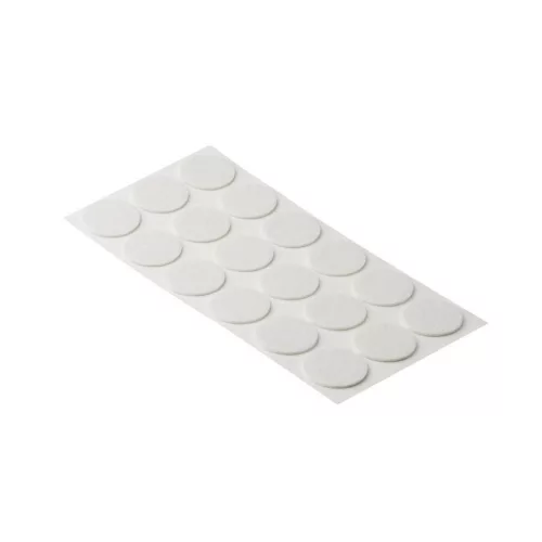 Filc alátétek 35 mm öntapadós fehér 18 db