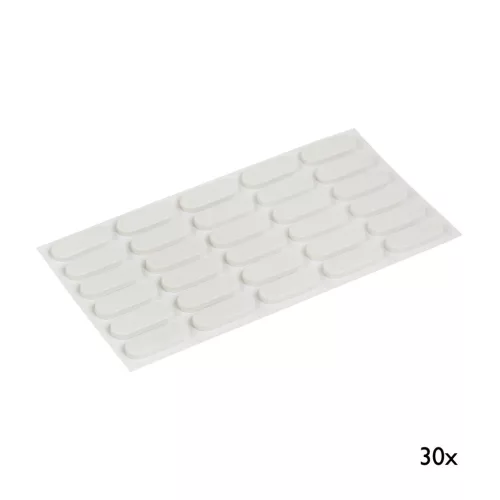 Ajtócsillapító 22x8mm öntapadós fehér 30 db.