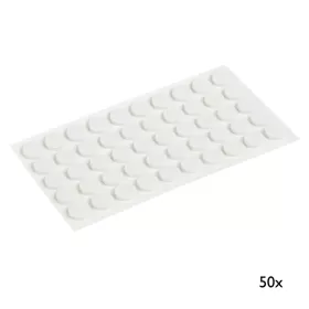   Ajtócsillapító 10 mm átmérőjű öntapadós fehér 50 db.