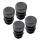 10 mm átmérőjű dugó műanyag fekete 4 db.