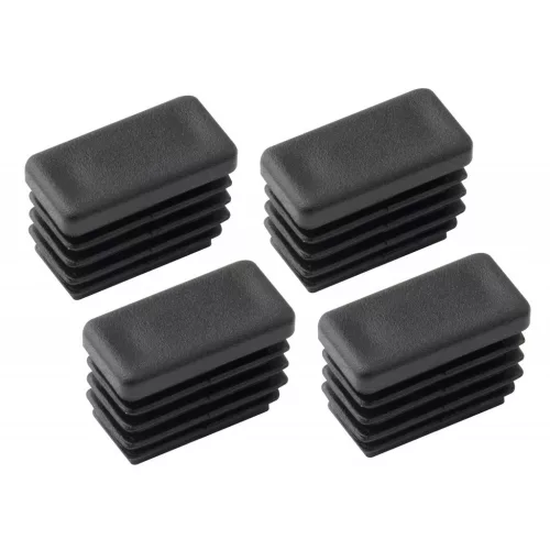 Dugó 20x10mm műanyag fekete 4 db.