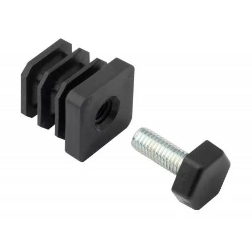 25x25 mm-es dugó M8x20 mm-es csavarral együtt