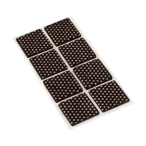 Filc alátétek csúszásgátló pöttyökkel 25×25 mm öntapadós barna 8 db