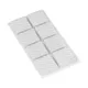 EVA csúszásgátló alátétek 19×19 mm öntapadós fehér 8 db