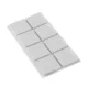 EVA csúszásgátló alátétek 30×30 mm öntapadós fehér 8 db