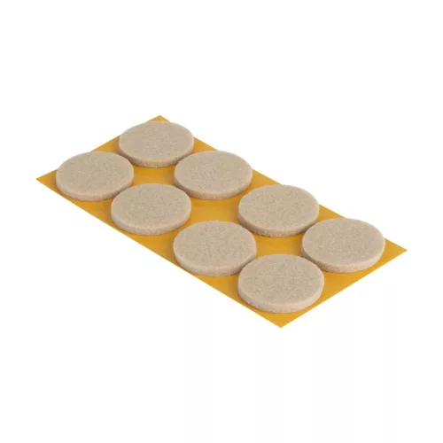 Filc alátétek 22 mm öntapadós bézs 8 db