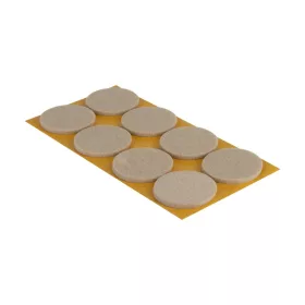 Filc alátétek 50 mm öntapadós bézs 8 db