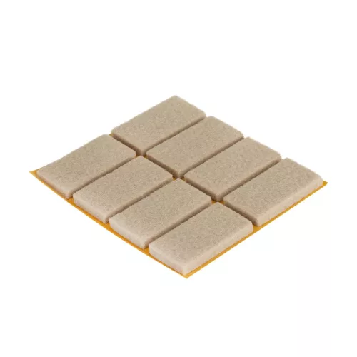 Filc alátétek 20×40 mm öntapadós bézs 8 db
