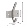 Akasztó 60x80x41mm rozsdamentes acél