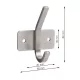 Akasztó 60x80x41mm rozsdamentes acél