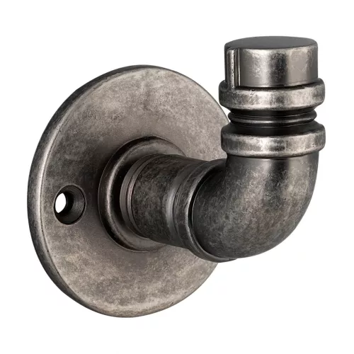 Walteco Rusztikus kabáttartó, antik ezüst