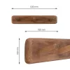 Ruhatartó 530x100 mm 3 akasztó újrahasznosított fenyő FSC