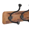 Ruhatartó 530x160 mm 3 akasztóval újrahasznosított fenyő FSC