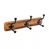 Ruhatartó 530x160 mm 3 akasztóval újrahasznosított fenyő FSC